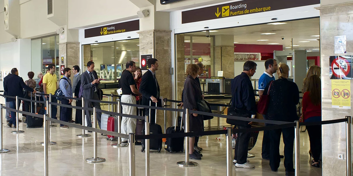 Zona de Embarque en el Aeropuerto Federico Garca Lorca Granada-Jan. Foto: Aena